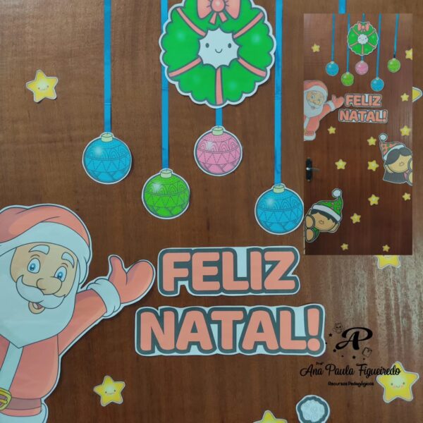 Decoração de porta natalina - Image 3