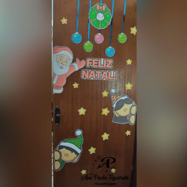 Decoração de porta natalina - Image 2