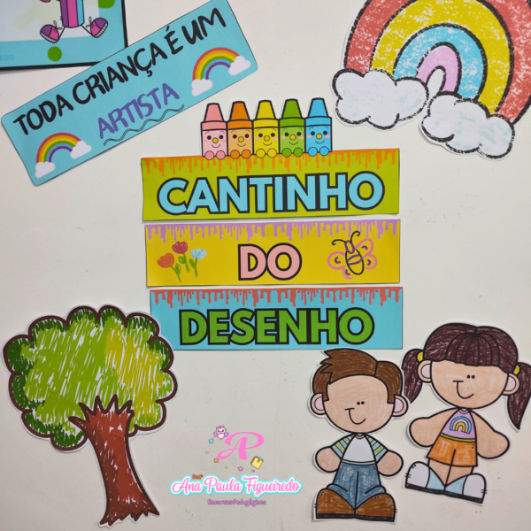 Kit Decoração de sala de aula (colorir) - Image 8