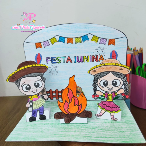 Mini cenário junino