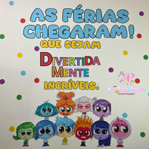 Painel de férias- Divertidamente