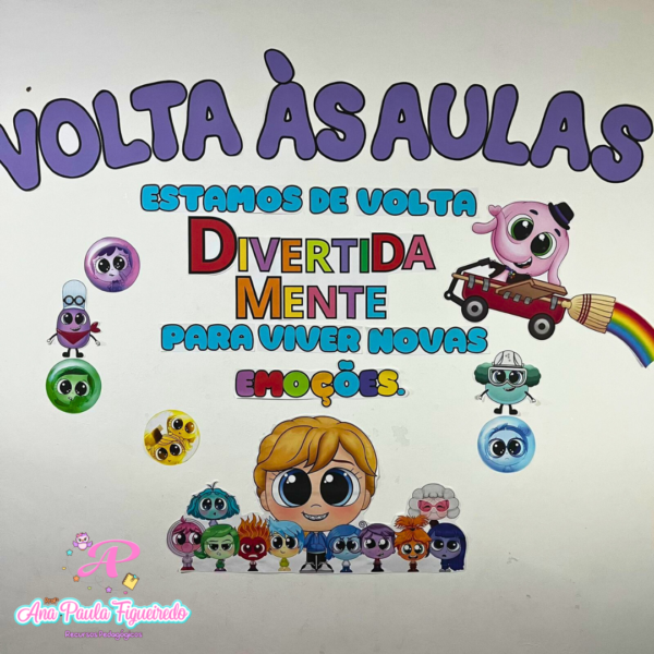 Painel de volta às aulas - Divertida mente - Image 3