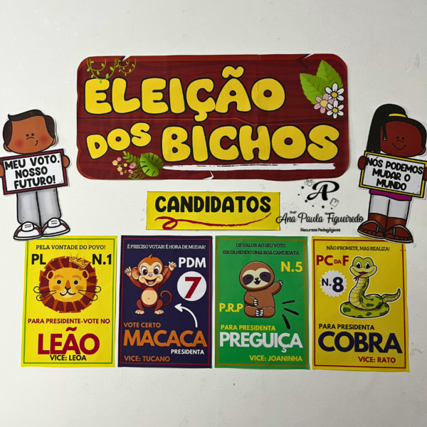 Kit Eleição dos Bichos