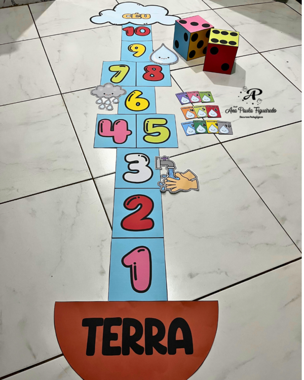 💦 Amarelinha dia da água - Imagem 4