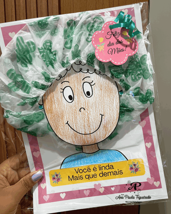 Lembrança do dia das mães-Touca
