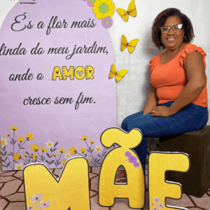 Painel+bambolê dia das mães