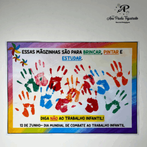 Cartaz+atividade dia de combate ao trabalho infantil