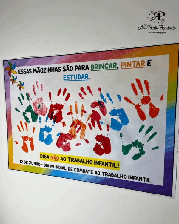 Cartaz+atividade dia de combate ao trabalho infantil - Imagem 3