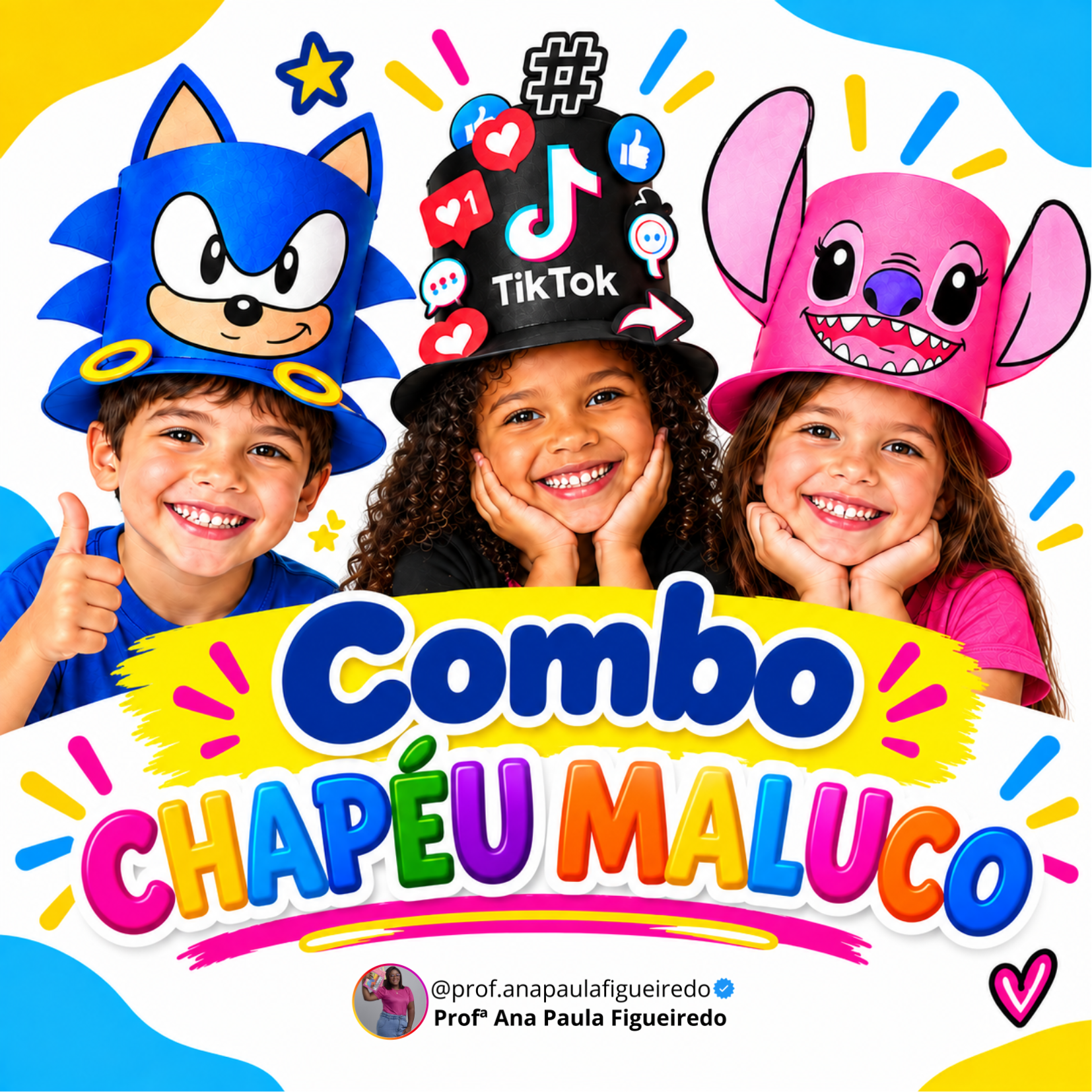 Combo Chapéu maluco (sete artes)