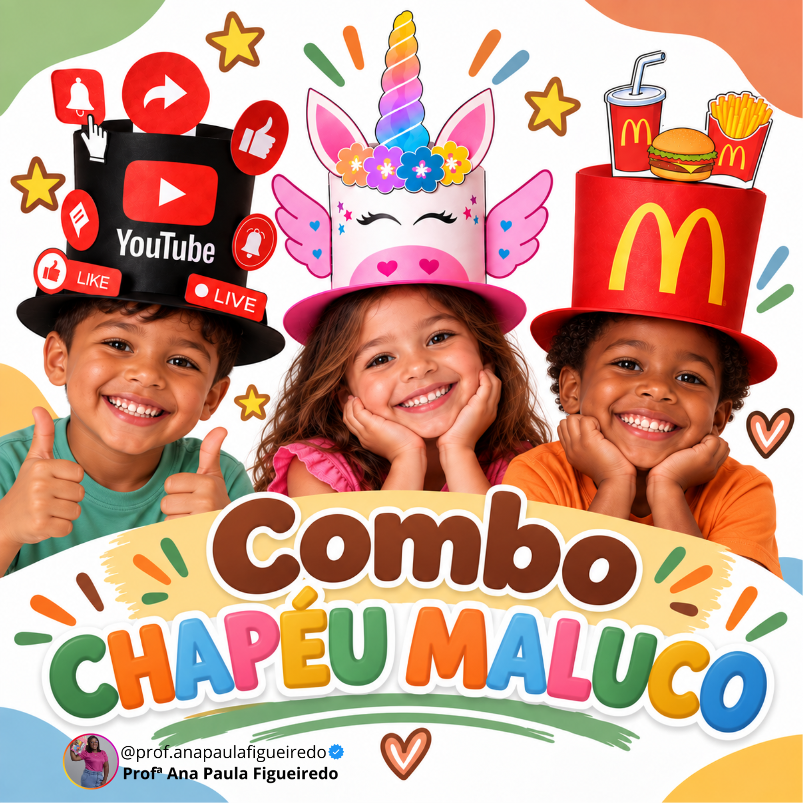 Combo Chapéu Maluco 2 (sete artes)