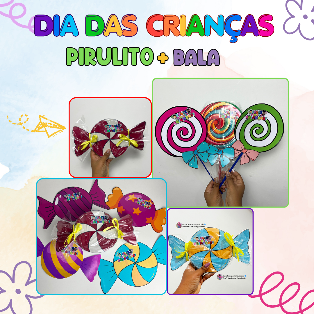 Bala+Pirulito dia das crianças
